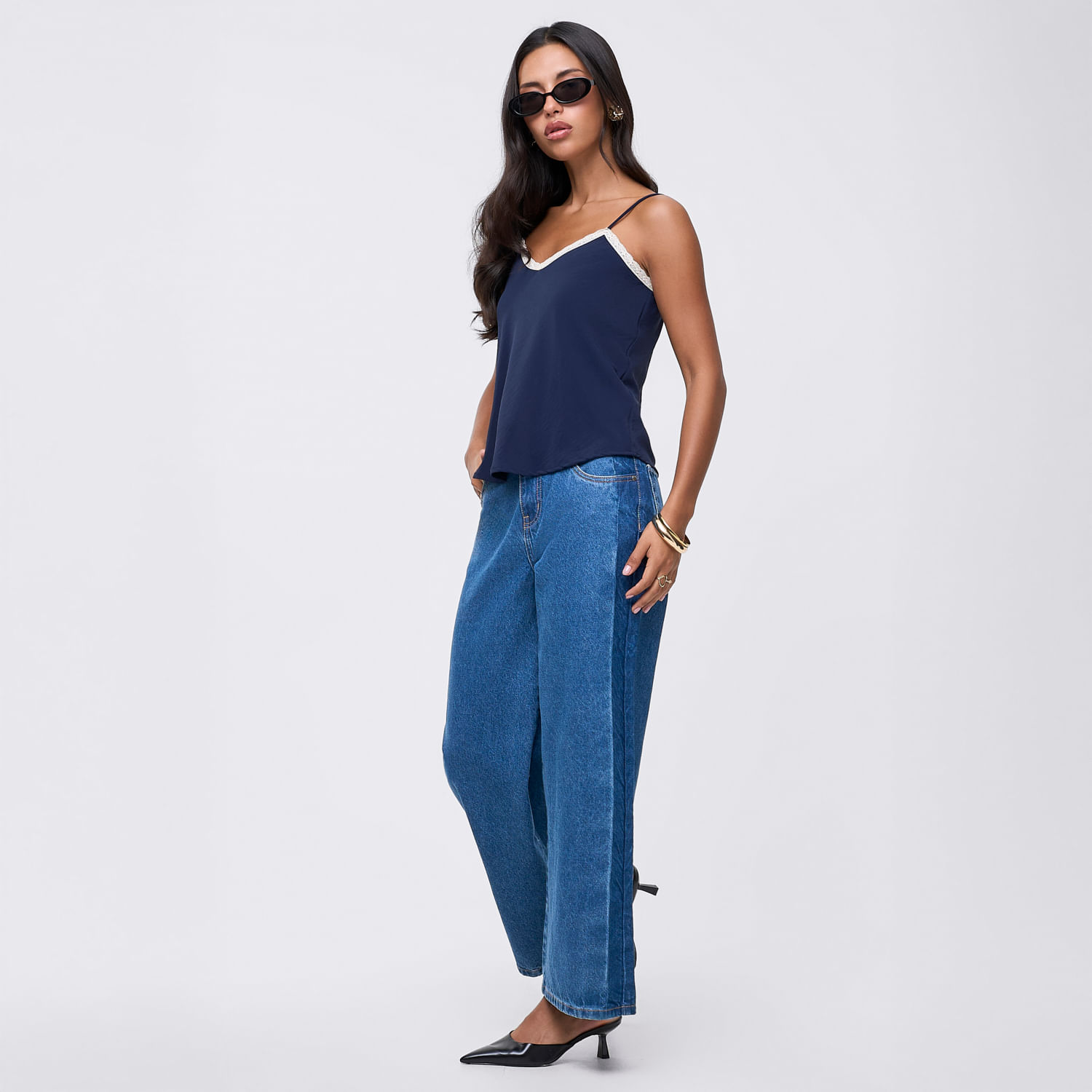 Jean Mujer Block Malabar Azul Acero 30