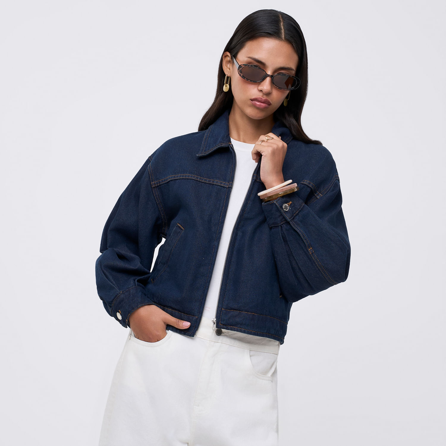 Casaca Mujer Flaps Malabar Azul Marino S