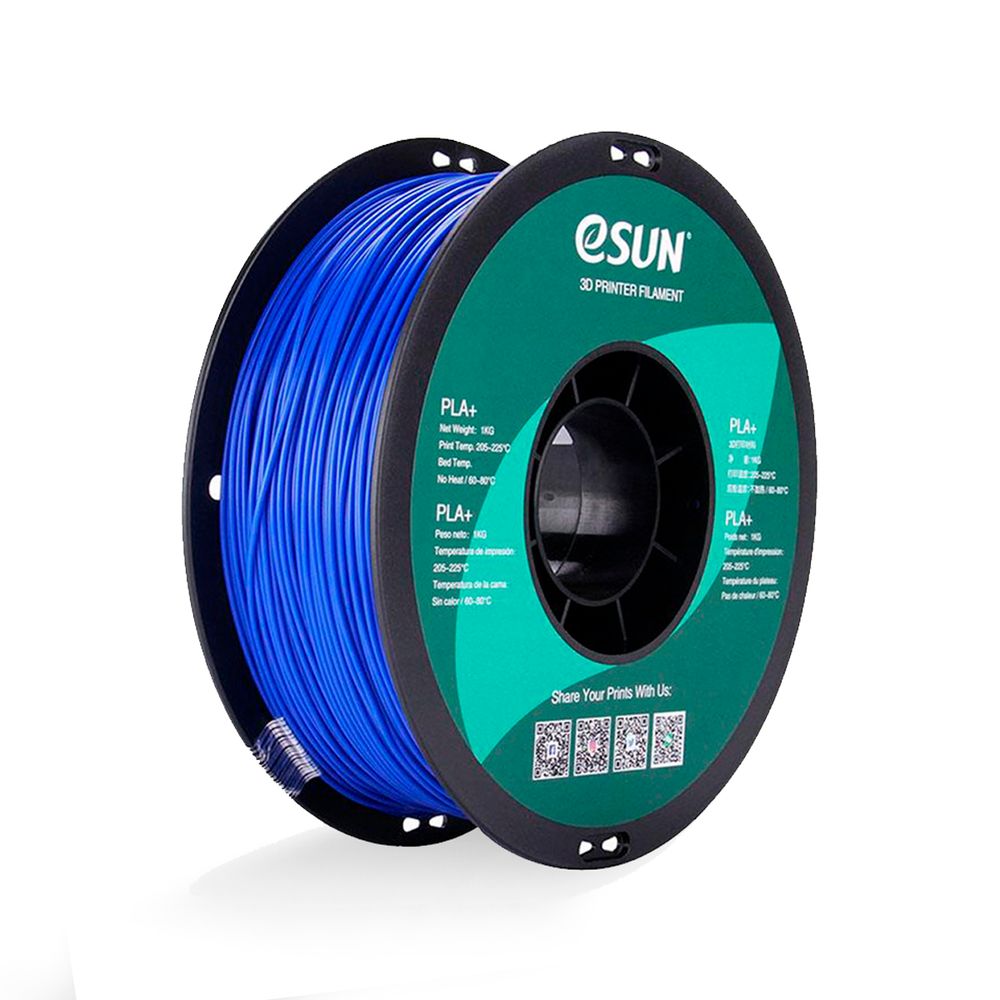 Filamento Impresora 3D Esun Pla+ Azul 1.75Mm X 1Kg | Knasta Chile