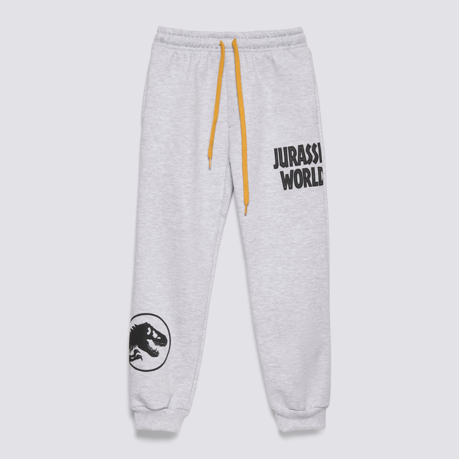 Pantalón Buzo Niño Jurassic Gris Melange Talla 4