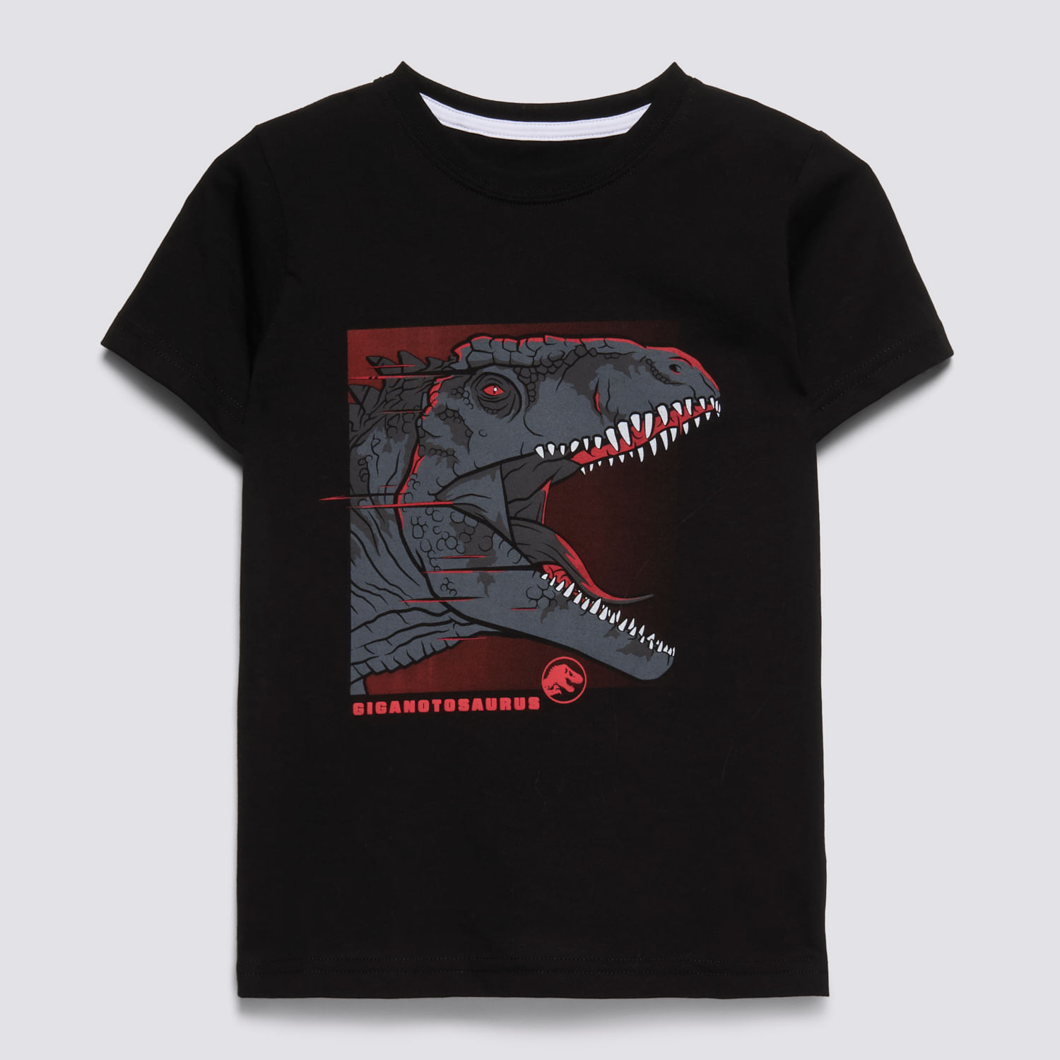 Polo Manga Corta Niño Jurassic Negro Talla 8