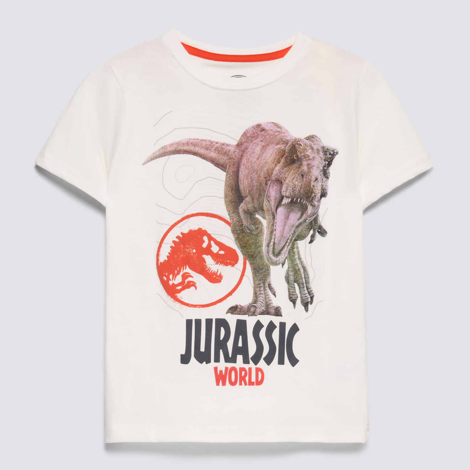 Polo Manga Corta Niño Jurassic Ecru Talla 6