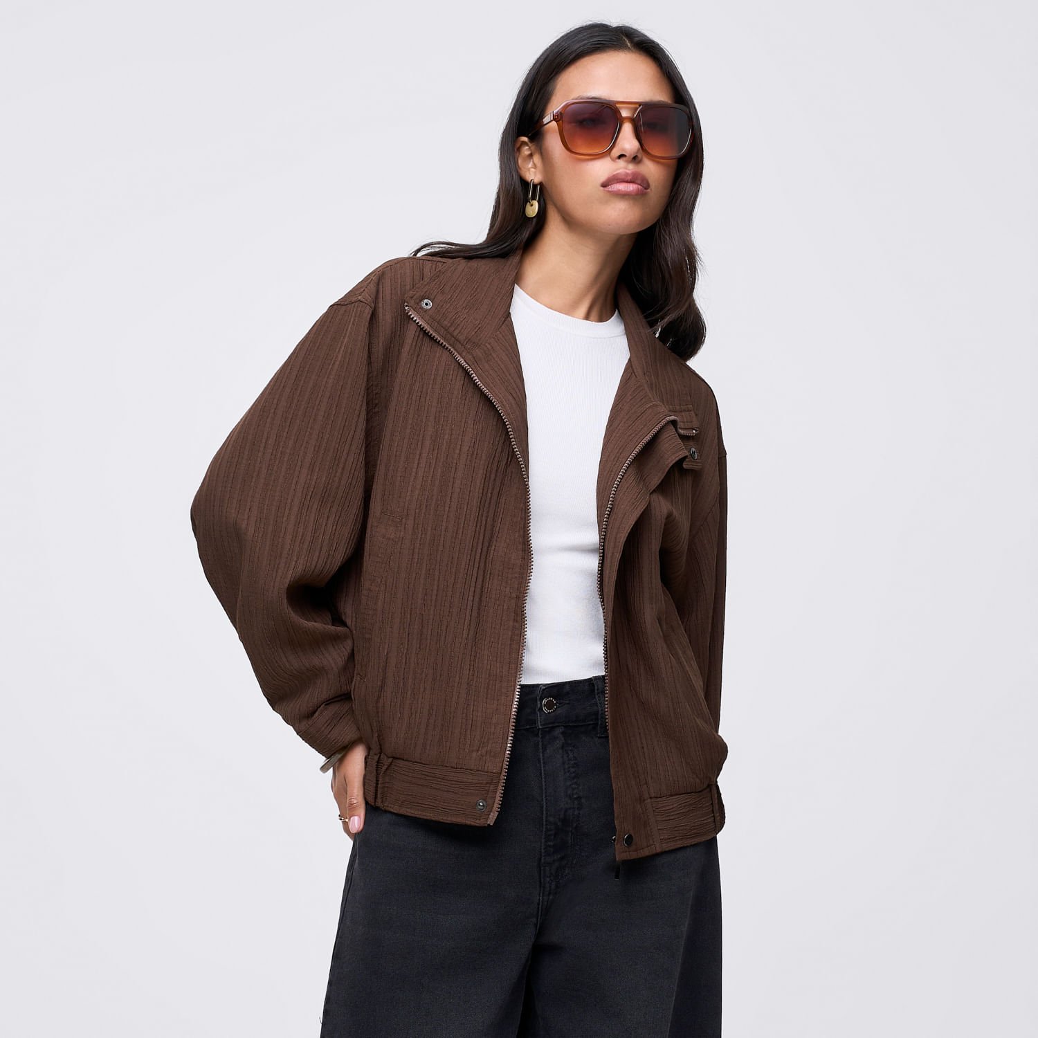 Casaca Mujer Bomber I Malabar Marrón L