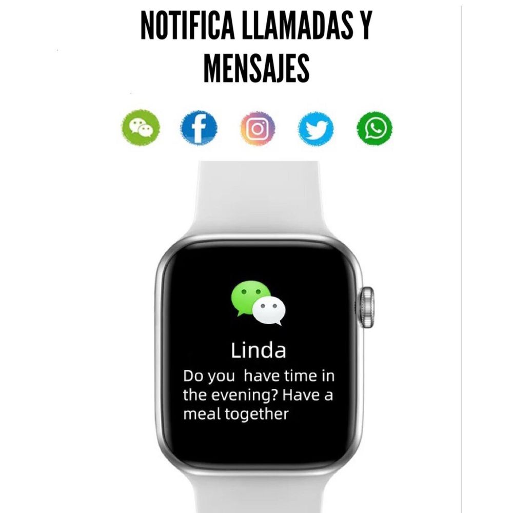 Smart Watch T500 Plus Negro | Oechsle - Oechsle