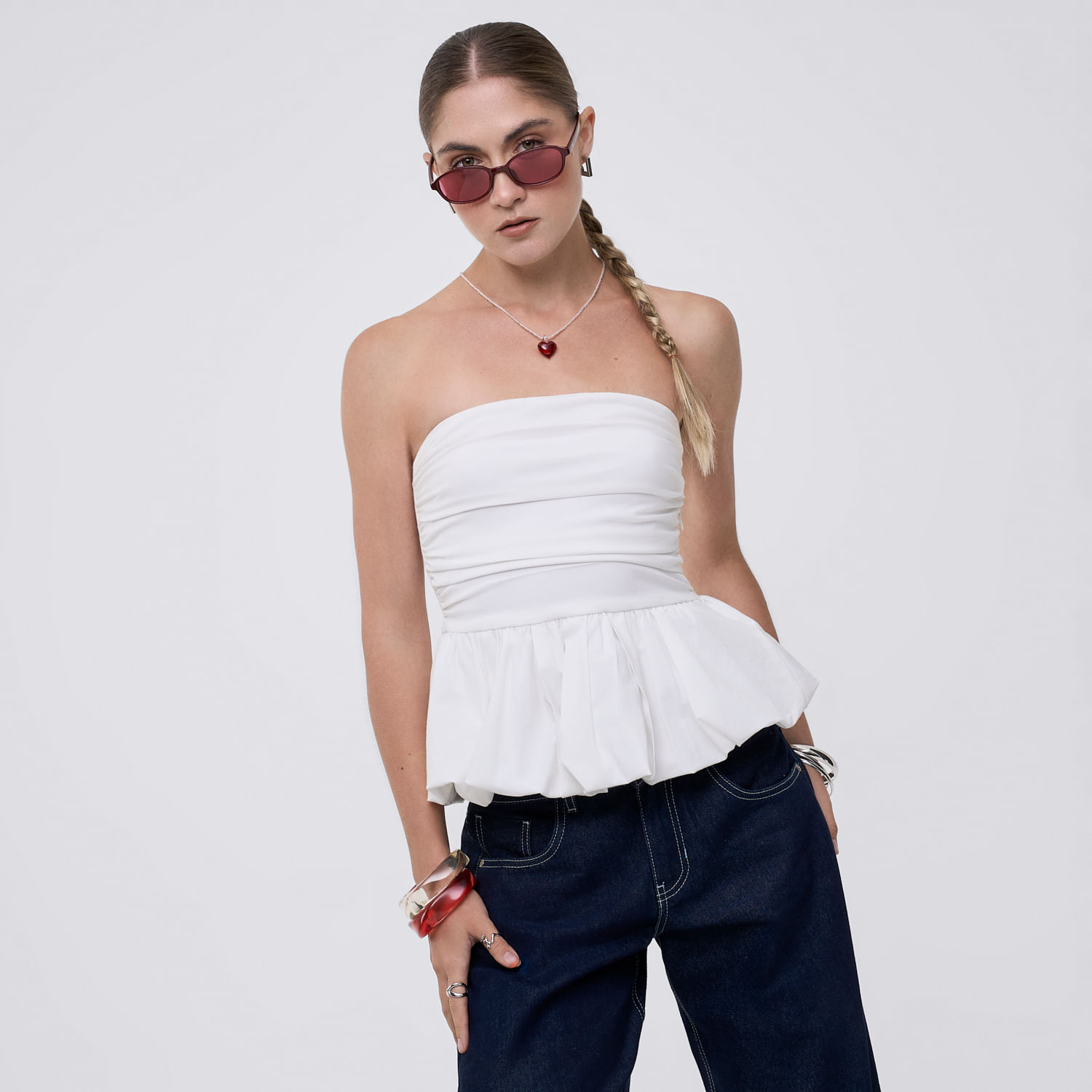 Blusa Mujer Paula Hypnotic Blanco L