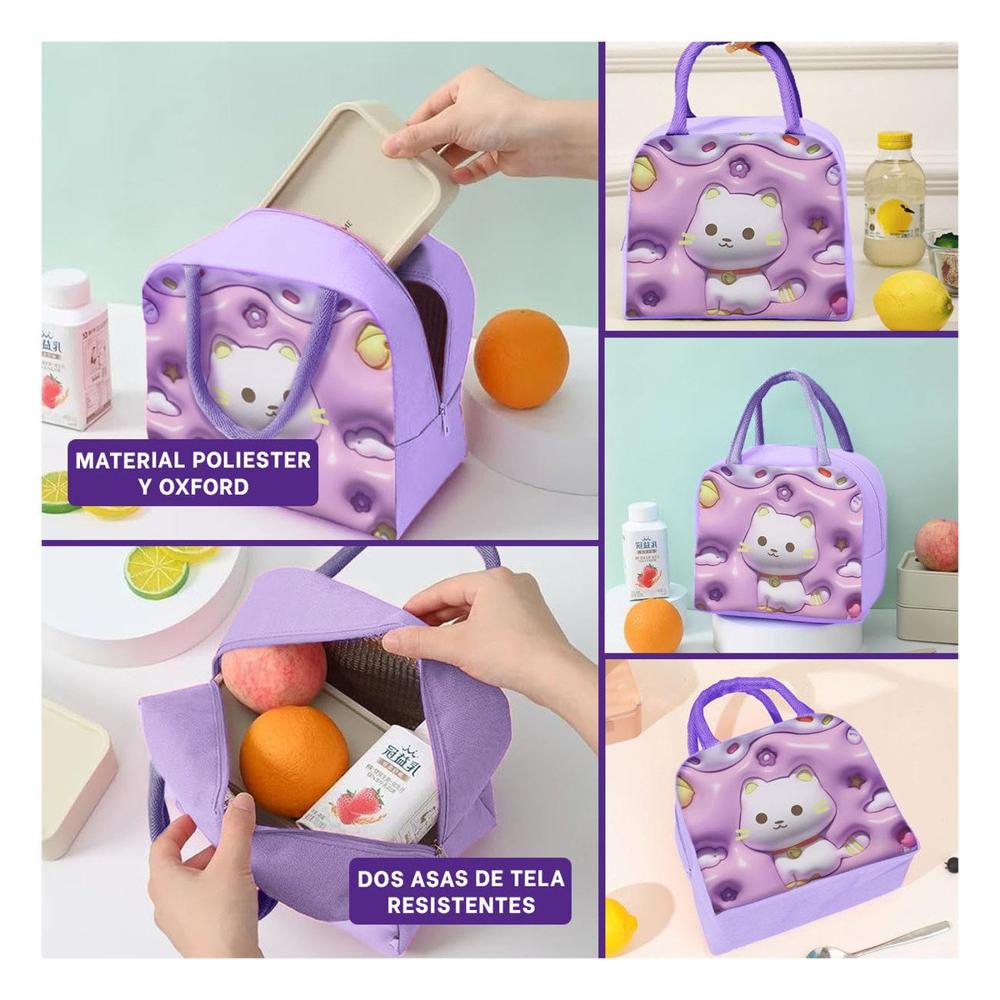 Organizador Kawaii que Destaca en Todo Espacio Lila Y Ligas Regalo