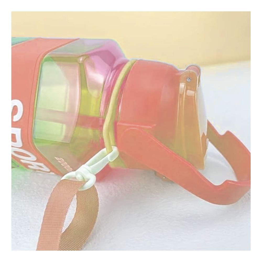 Tomatodo Trio Transparente Rosado Claro Morado y Verde con Tapa Hermetica YPapel Regalo