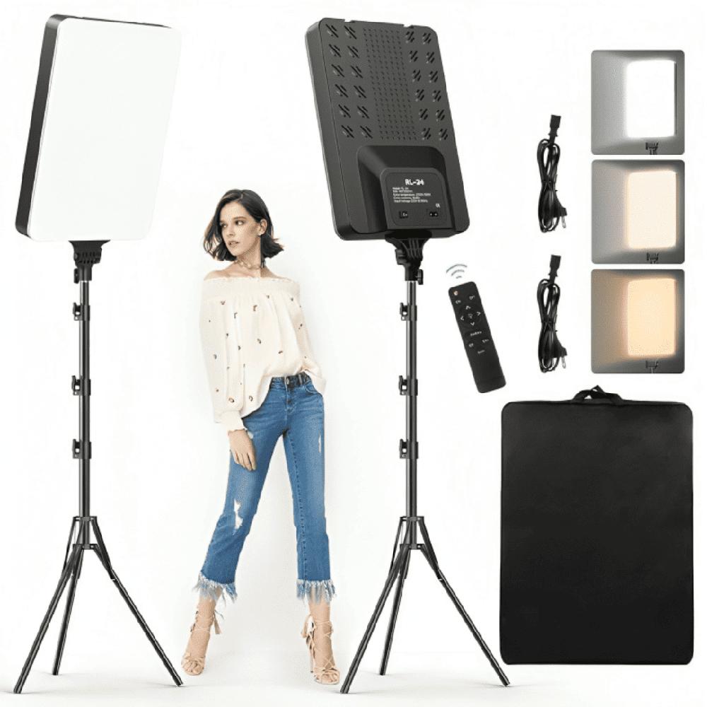 Panel de Luz Led para Fotografía y Video con Tripode RL-24