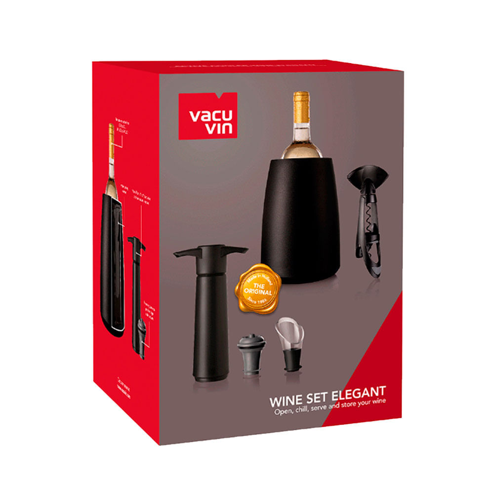 Set de Vino Vacu Vin Elegante