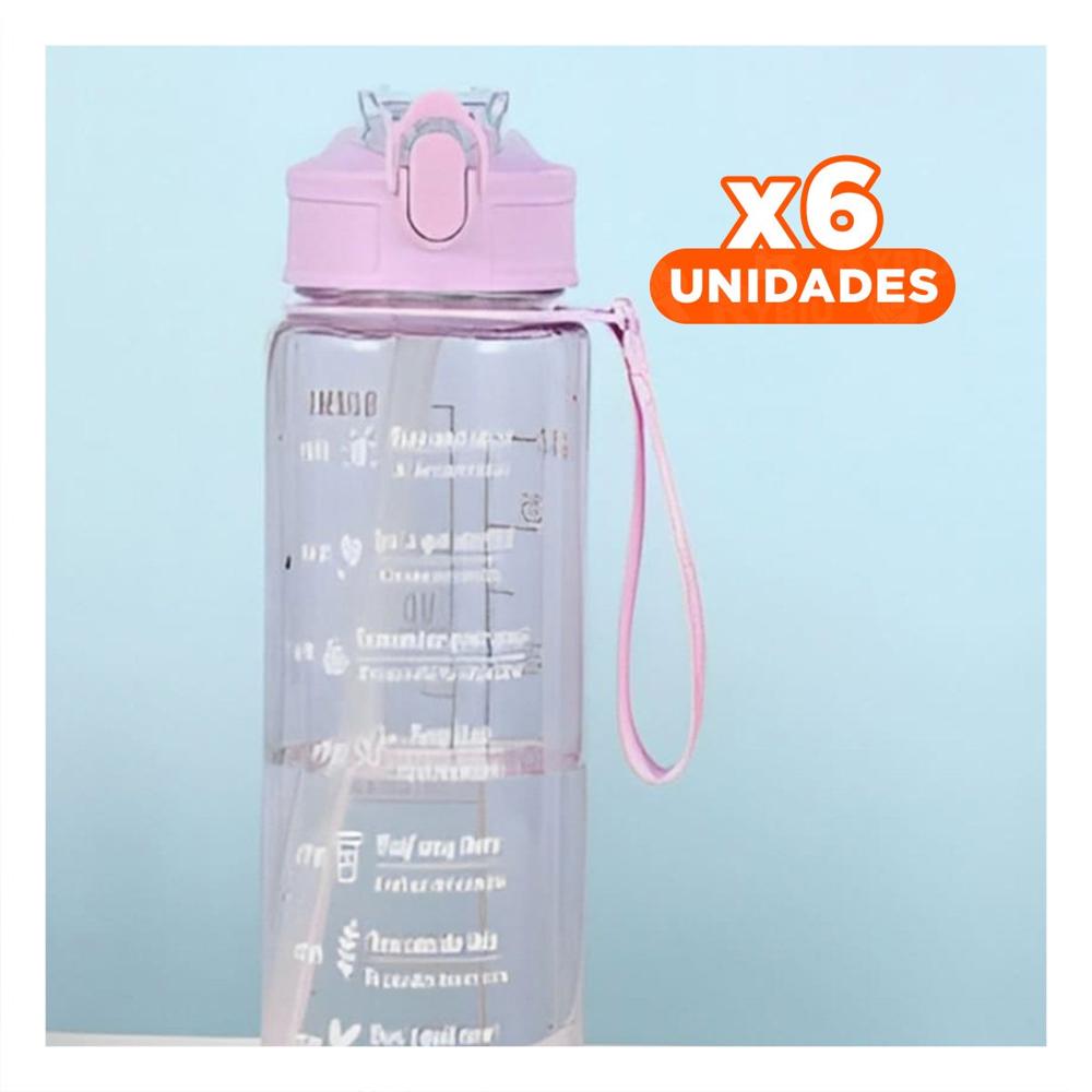 Pack6 Contenedor Trio Transparente Lila Resistente y Facil de Limpiar Casa YPapel Regalo