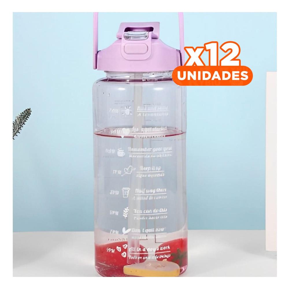 Pack12 Recipiente Trio Transparente Lila Mantiene Bebidas Frias y Calientes YPapel Regalo