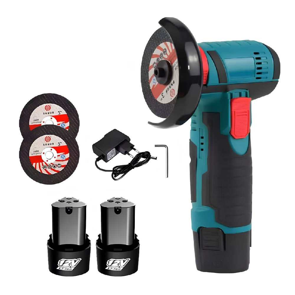 MINI AMOLADORA ANGULAR INALÁMBRICA 12V 19500 RPM