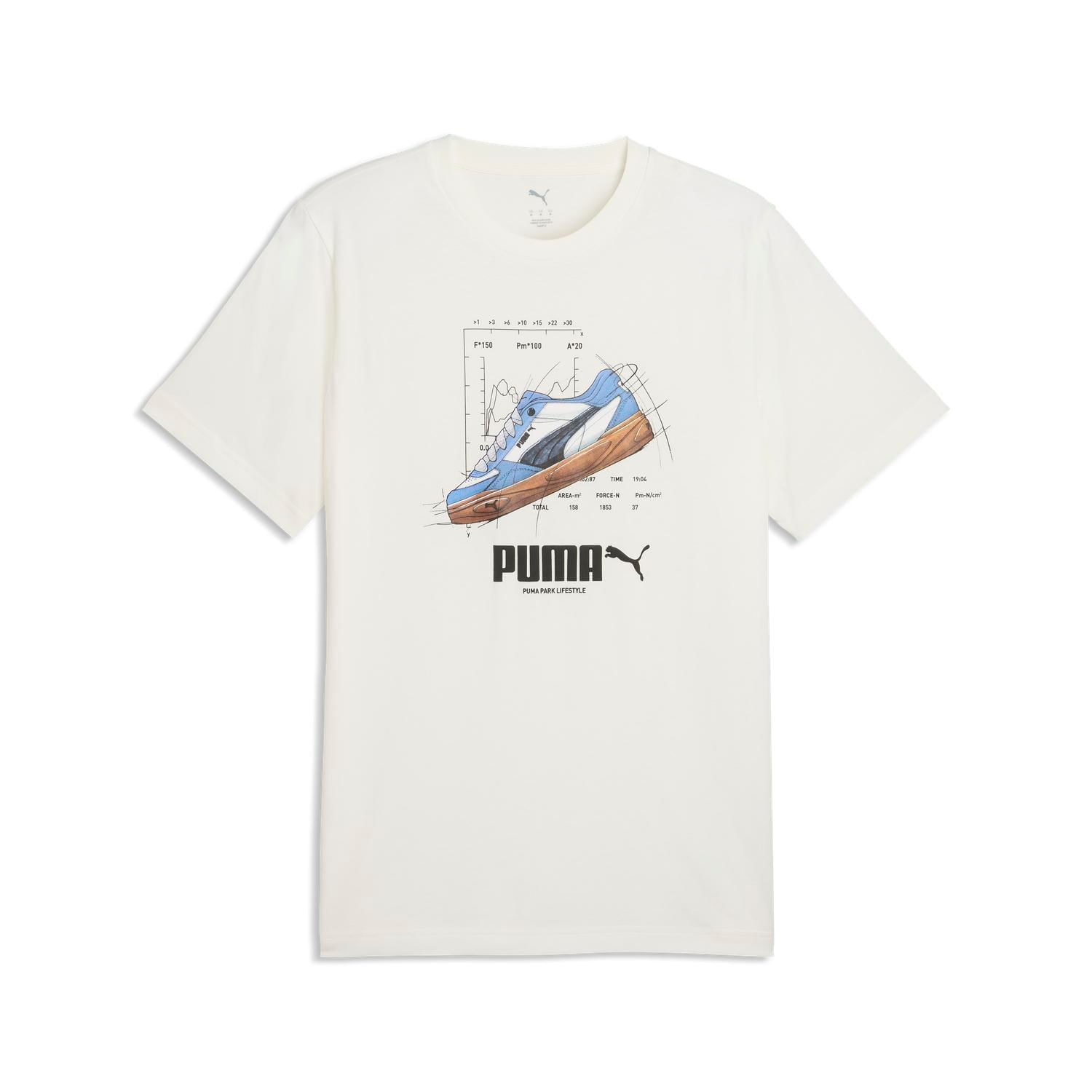 Polo Hombre Puma 694358 87 Graphics Sneaker Blanco Talla XL