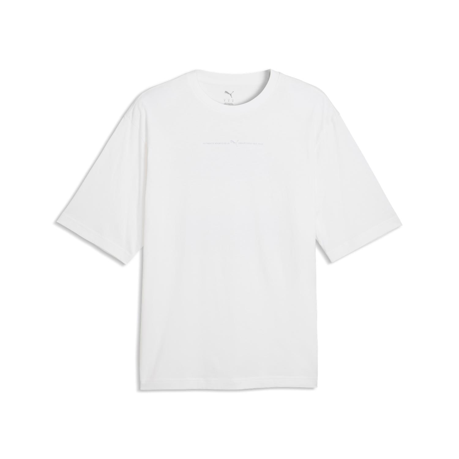 Polo Hombre Puma 694362 02 Graphics Boxy Foil Blanco Talla L
