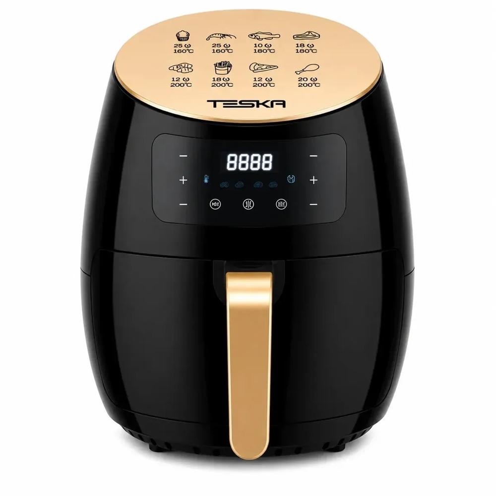 FREIDORA DE AIRE DIGITAL 6 LITROS 2400W PANEL TÁCTIL TESKA K-389