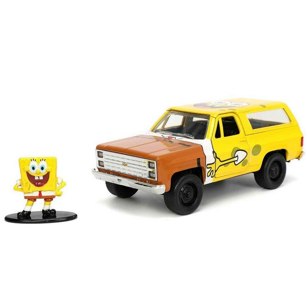 Hollywood Rides - SpongeBob Square and 1980 Chevy K5 Blazer 1-32