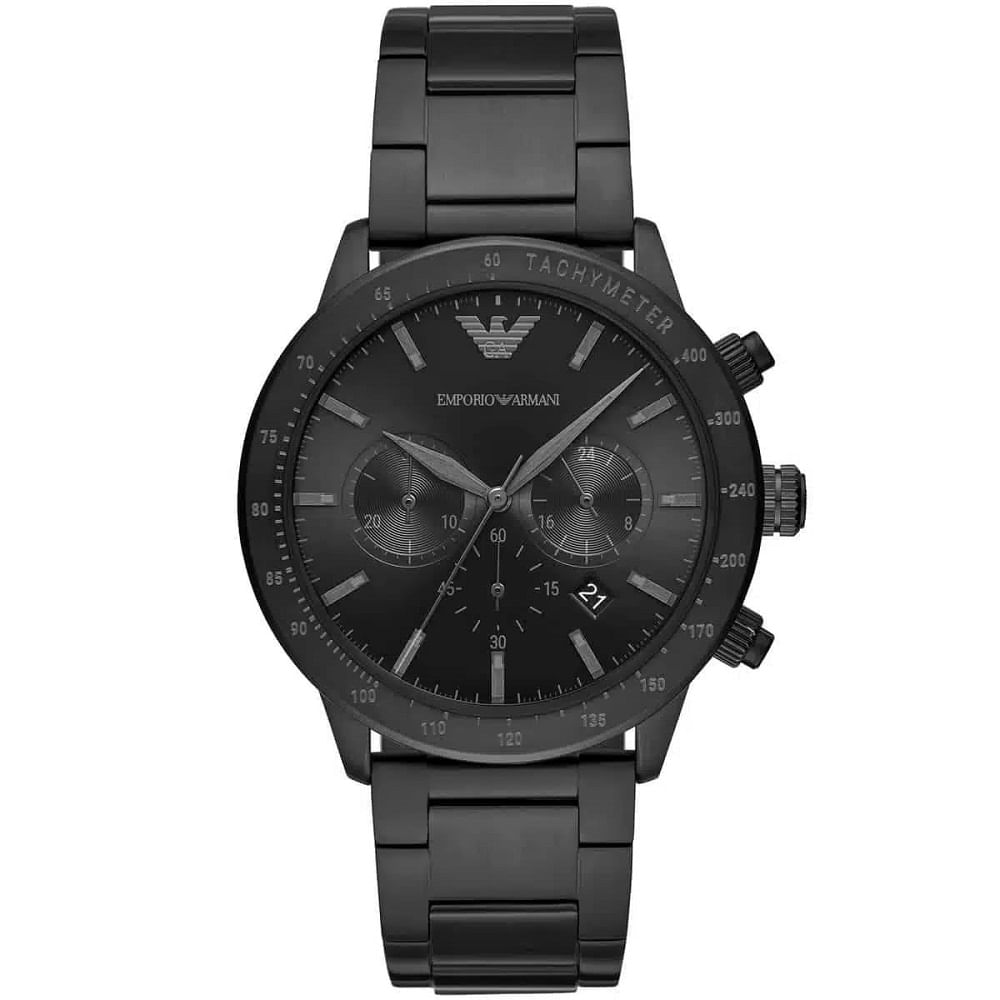 RELOJ EMPORIO ARMANI MARIO NEGRO CRONOGRAFO