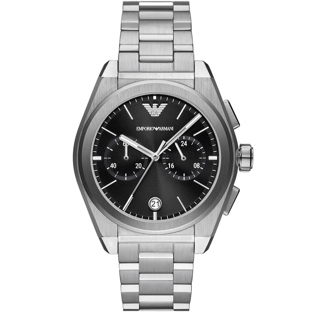 RELOJ EMPORIO ARMANI FEDERICO PLATEADO CRONOGRAFO