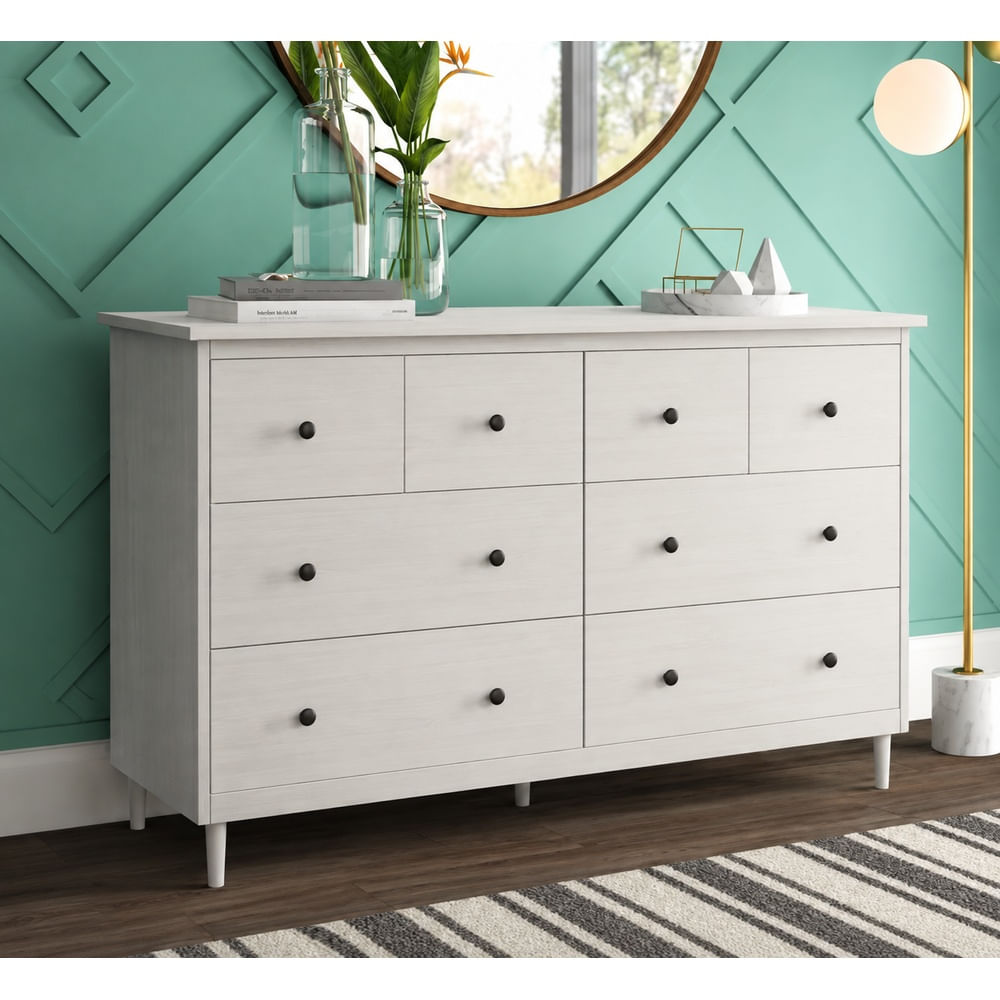 Cómoda Ventitas Home Polo 6 Cajones Blanco