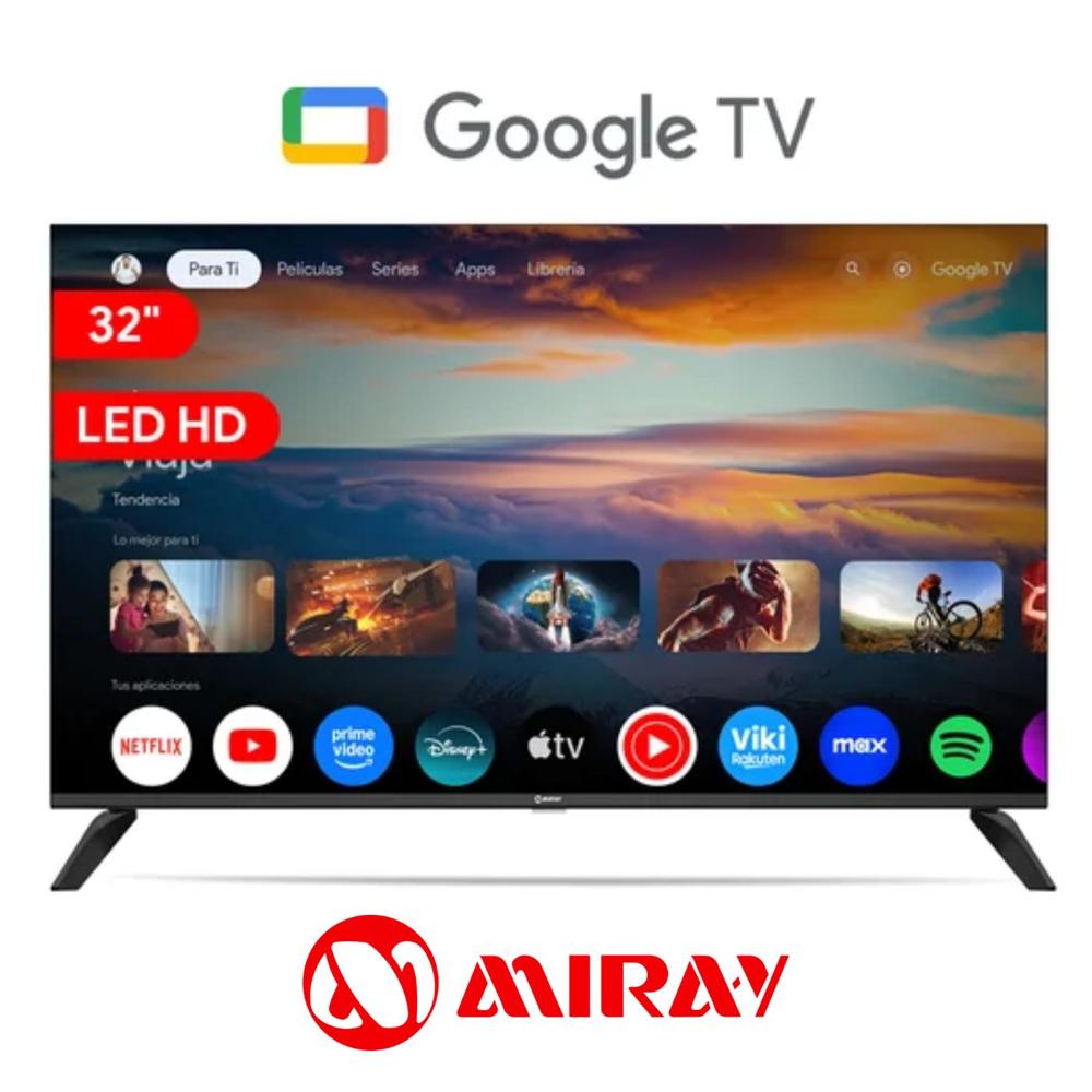 Televisor Smart 32'' HD GoogleTV MS32-E2000GBT Negro