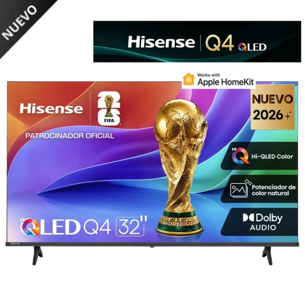 TELEVISOR HISENSE HI-QLED 32' HD SMART TV 32Q4SV