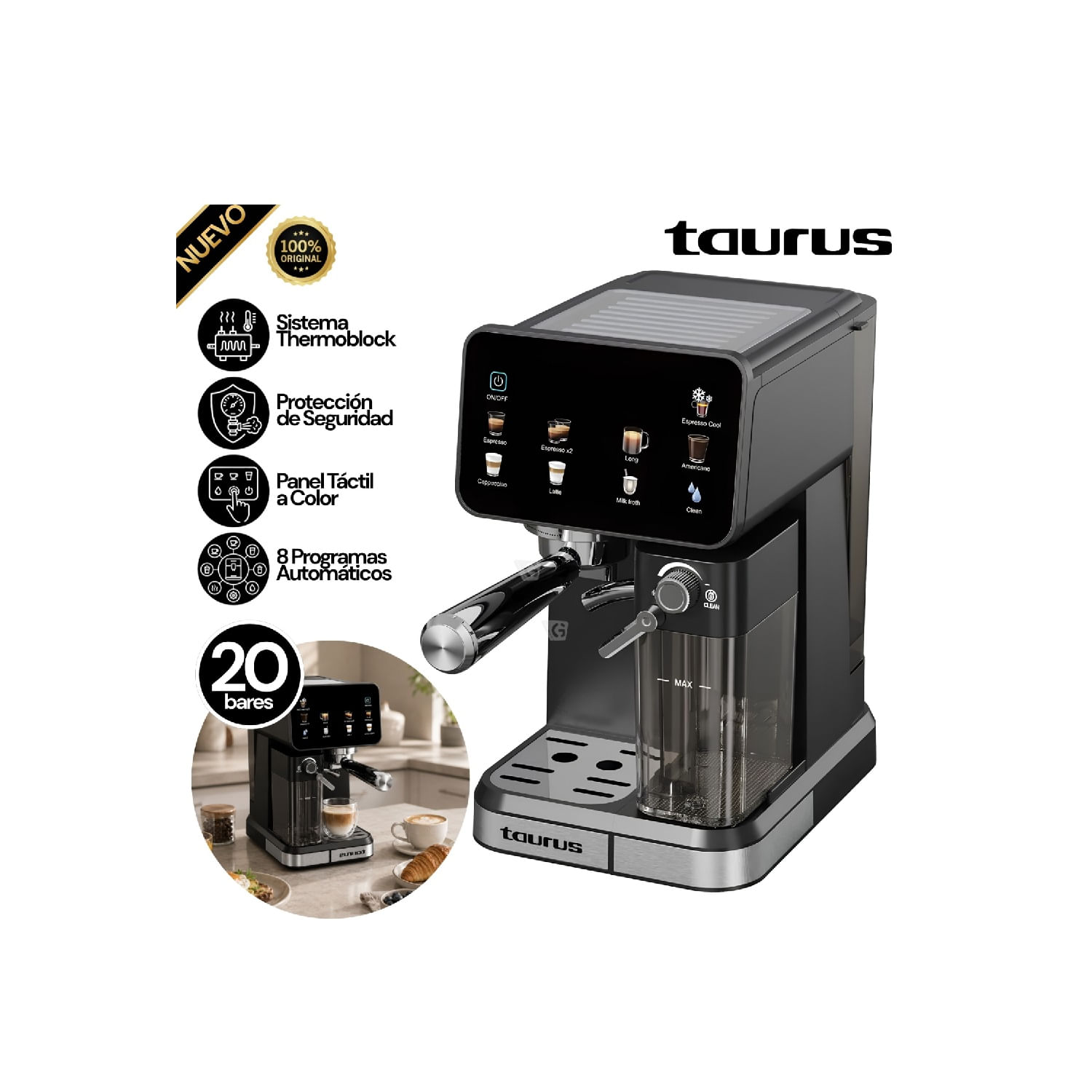 Cafetera Espresso Rápido 800