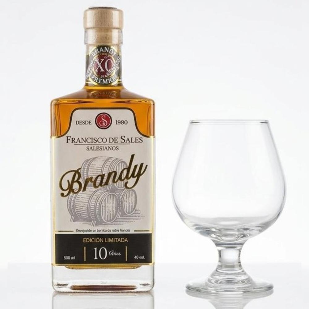 Brandy Francisco de Sales XO Bot. 500 ml. y 1 Copa
