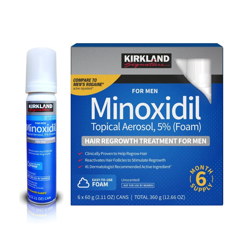 Minoxidil Espuma Foam Kirkland 60 gr