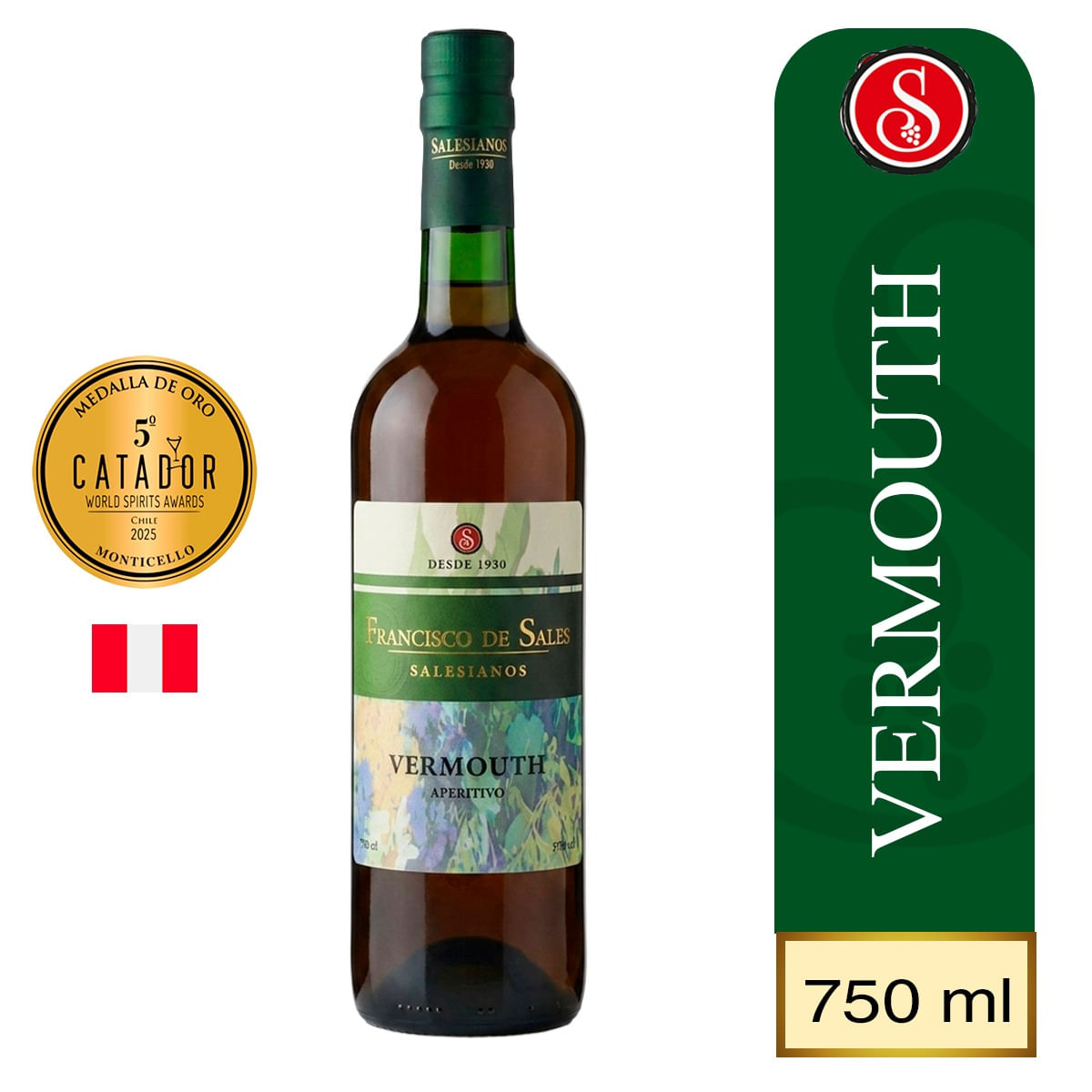 VERMOUTH Francisco de Sales Bot. 750 ml.