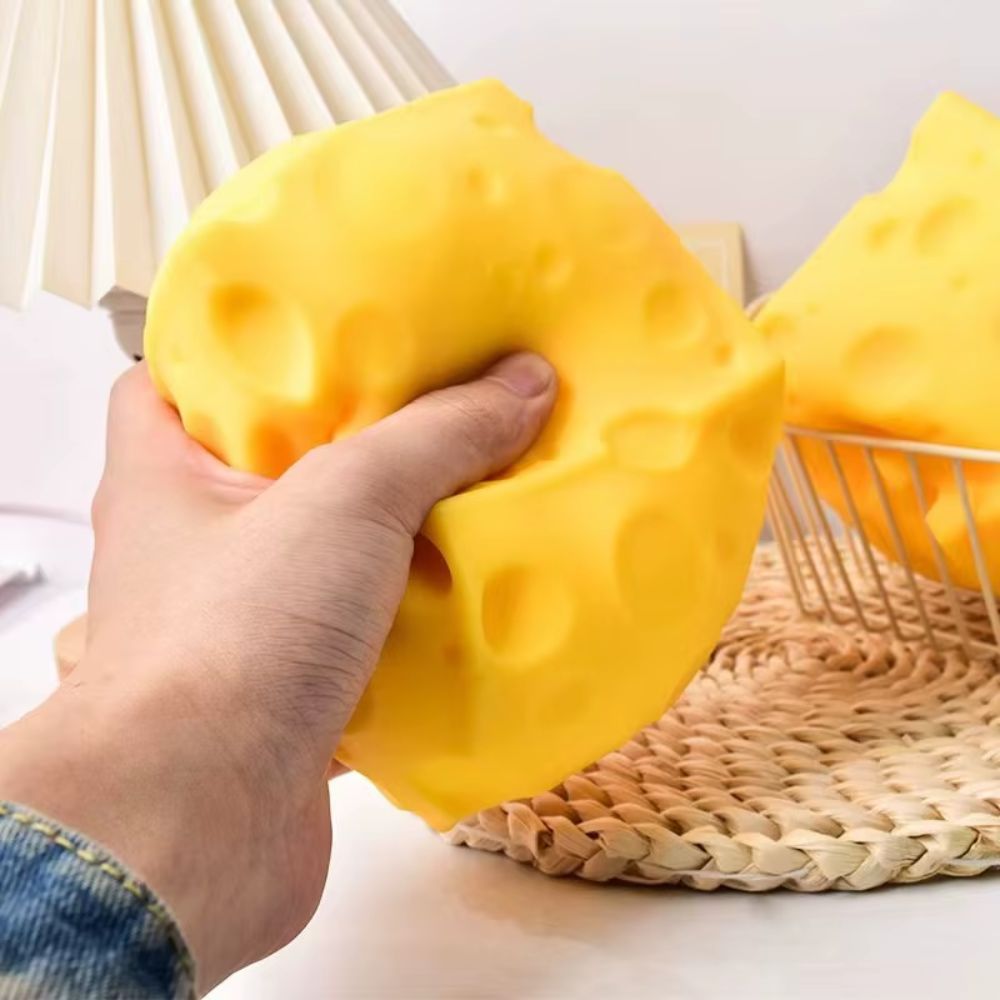 Squishy Jumbo Queso Antiestres y Sensorial