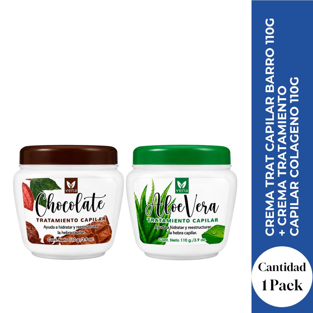 CREMA TRAT CAPILAR CHOCOLATE 110G más CREMA TRAT CAPILAR SABILA 110G