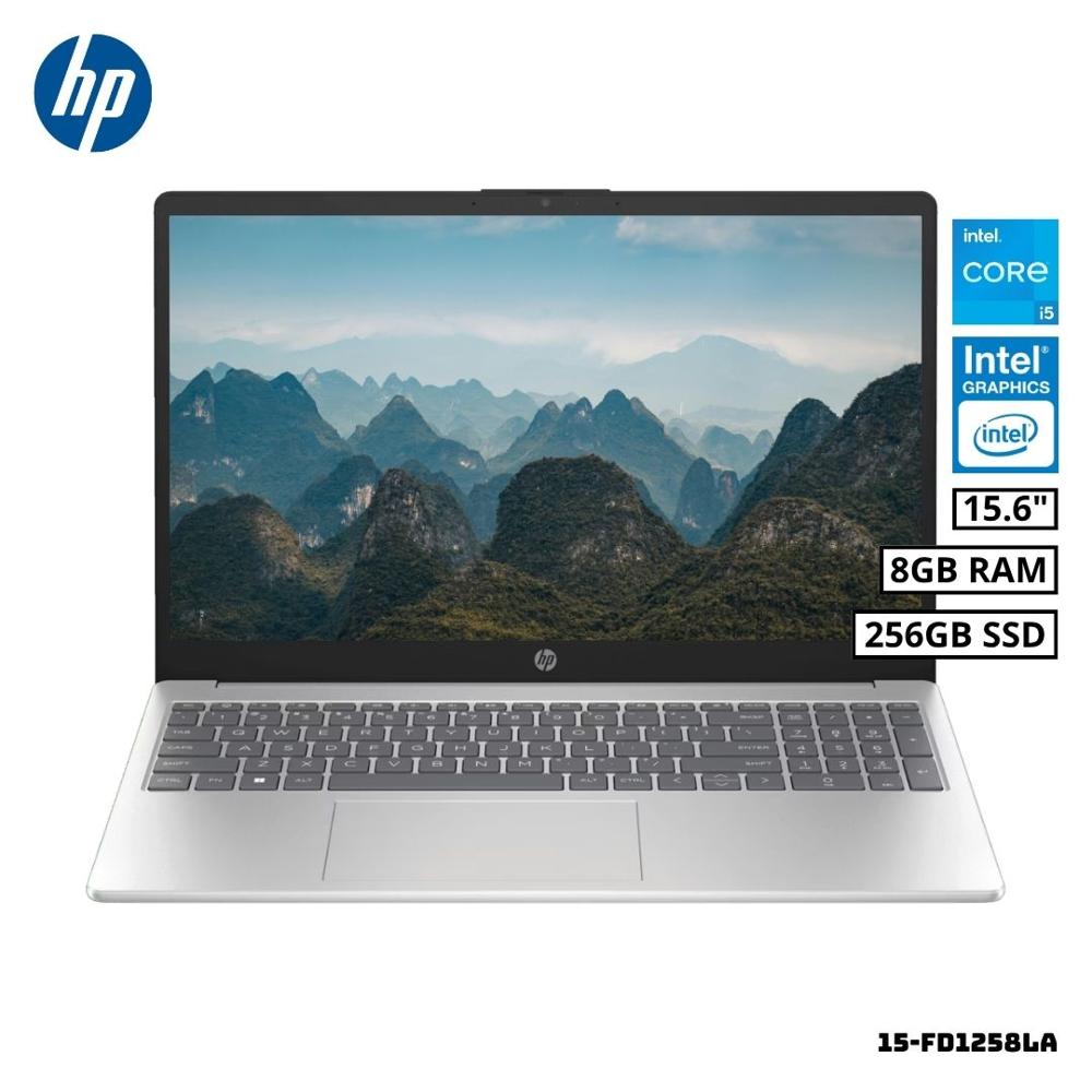 LAPTOP HP 15-FD1258LA 15.6 FHD INTEL CORE i5-120U 8GB RAM 256GB SSD