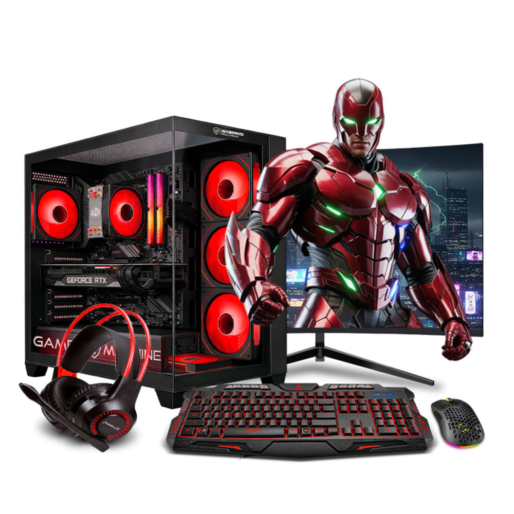 COMPUTADORA PC GAMER Draco Core i7 9700 16GB 500GB 24VA RTX5060 8GB MIPCLISTA - PCGAMER