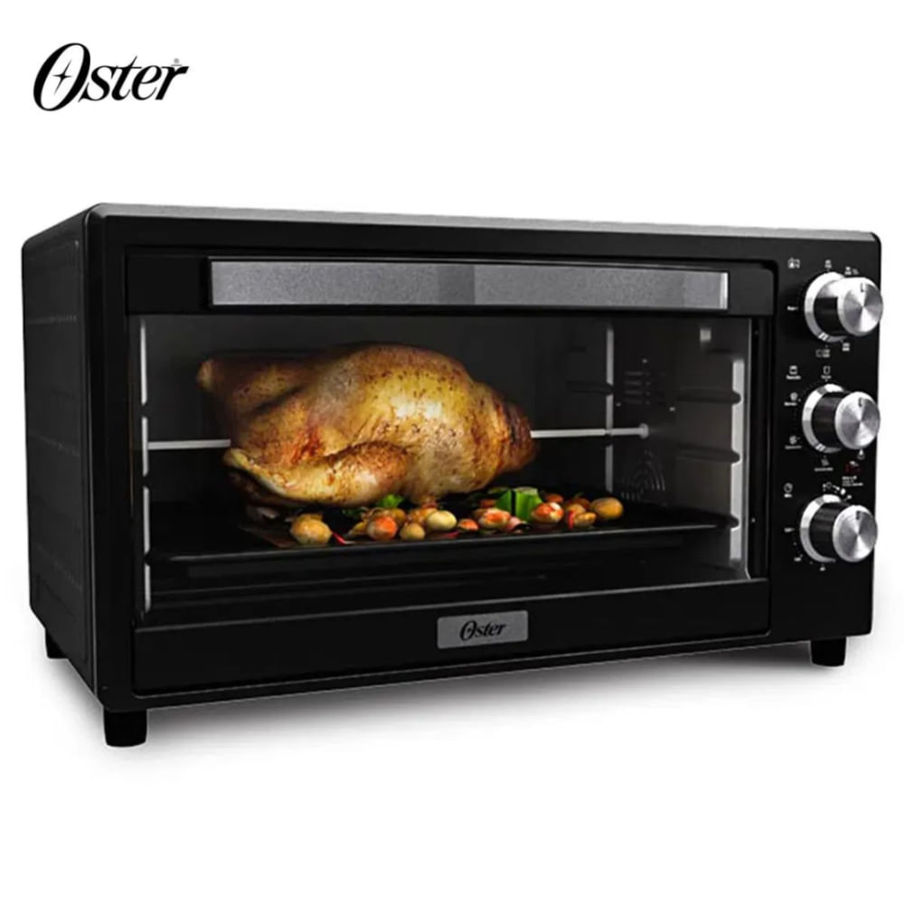 Horno Eléctrico Oster TSSTTVLC60L-053 Negro 60L con Turbo Convección y 6 Programas