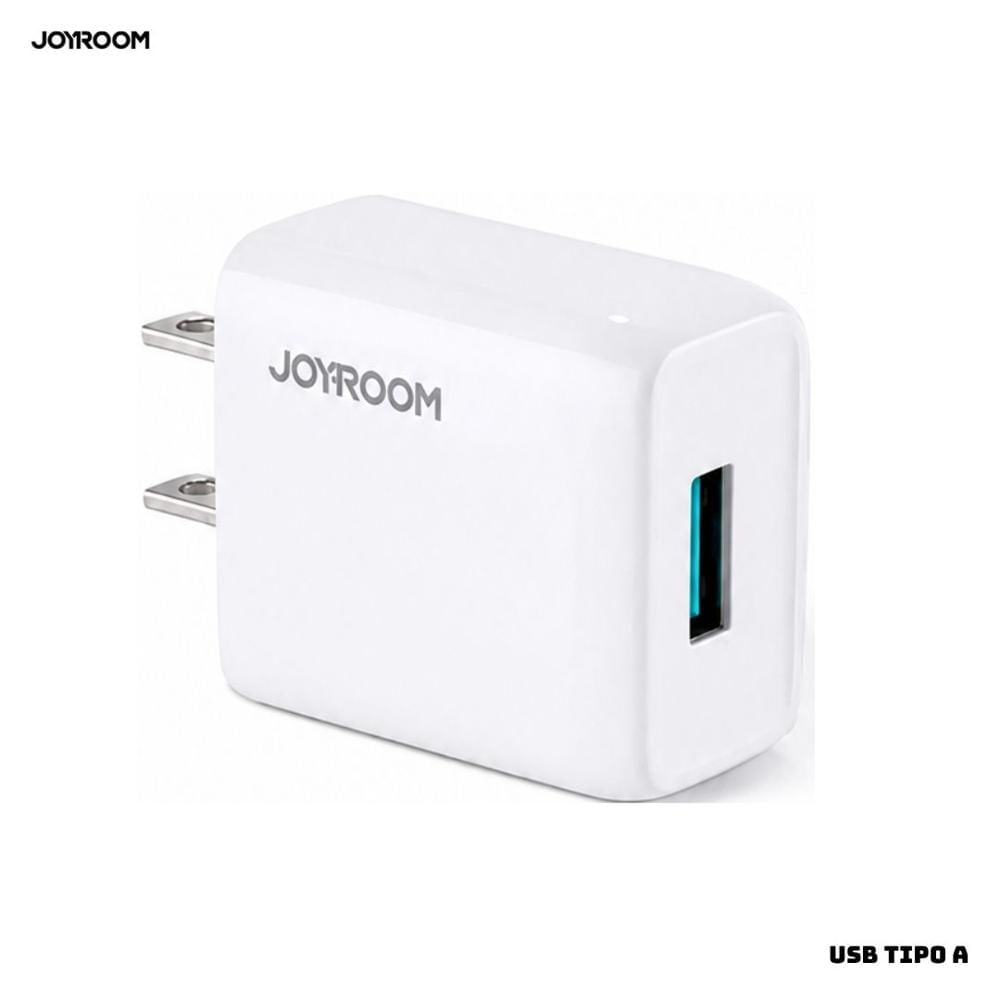 MINI CARGADOR JOYROOM TIPO USB-A 10W - BLANCO