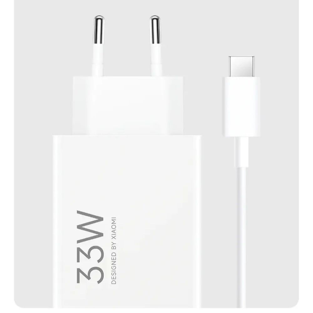 XIAOMI CARGADOR DE PARED 33W  CABLE TYPE-A