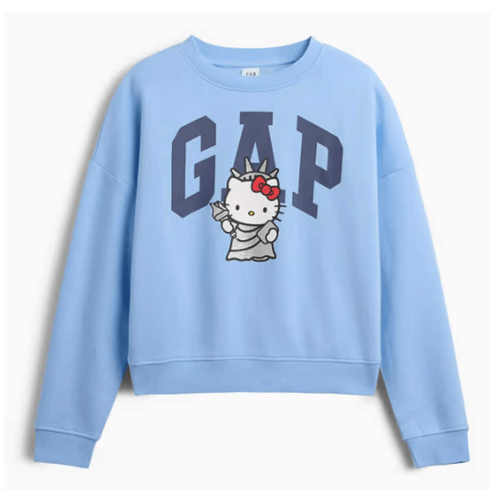 POLERA GAP LOGO WEDGE HELLO KITTY TALLA M