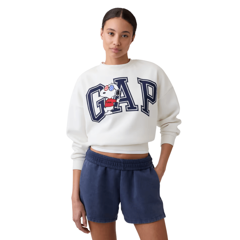 POLERA LOGO GAP WEDGE SNOOPY USA TALLA L