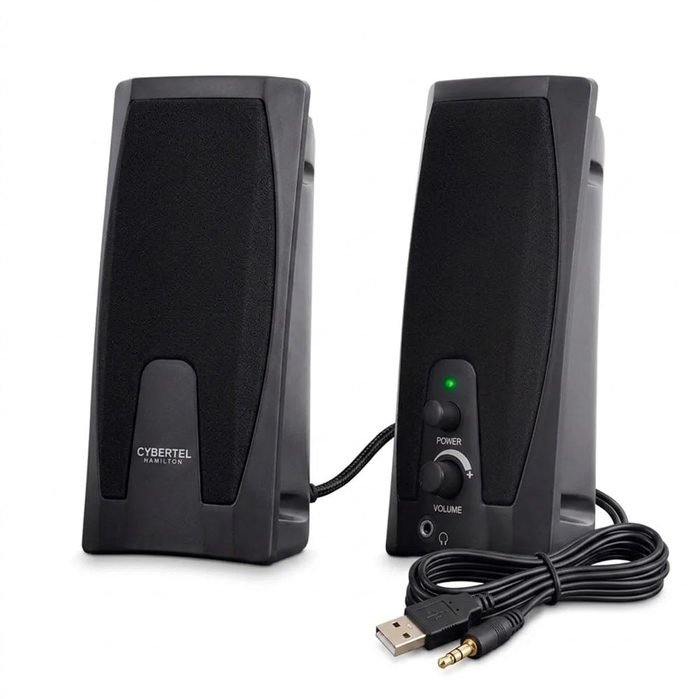 Parlantes de Escritorio Cybertel Hamilton CYB S203 Jack 3.5mm