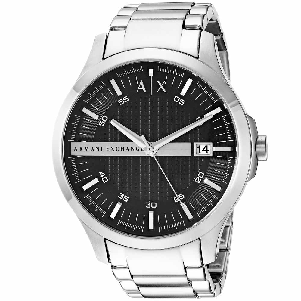 Reloj para Hombre Armani Exchange Hampton AX2103 Fecha Acero Inoxidable Dial Negro