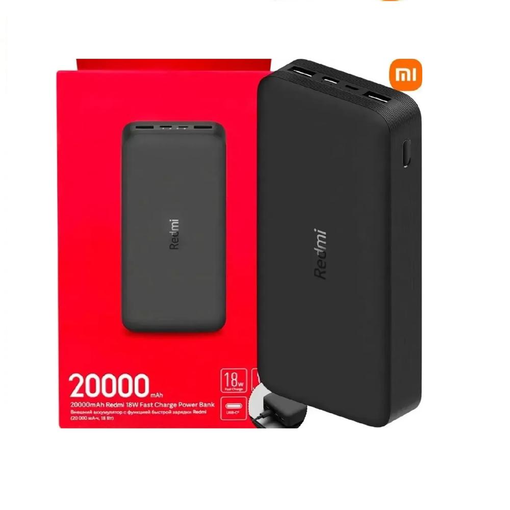 Power Bank Xiaomi Redmi 20000mAh 18W Fast Charge USB-C Negro
