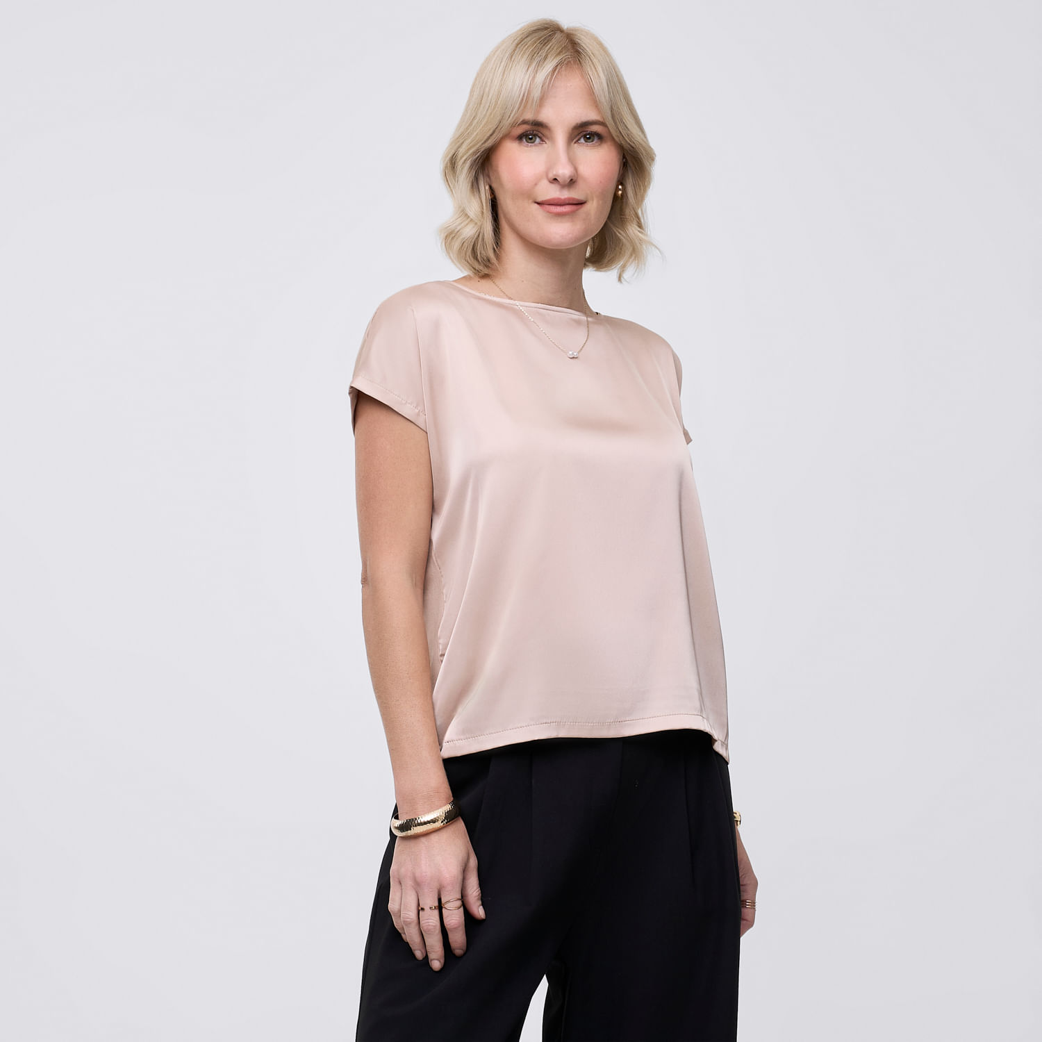 Polo Mujer Solid Zafin Manga Corta Carne M
