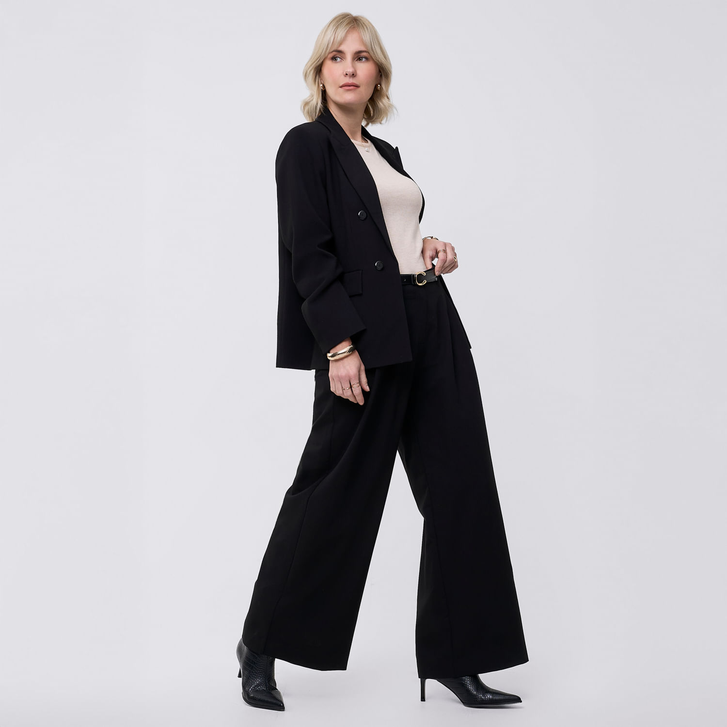 Pantalón Mujer Fem Zafin Negro M