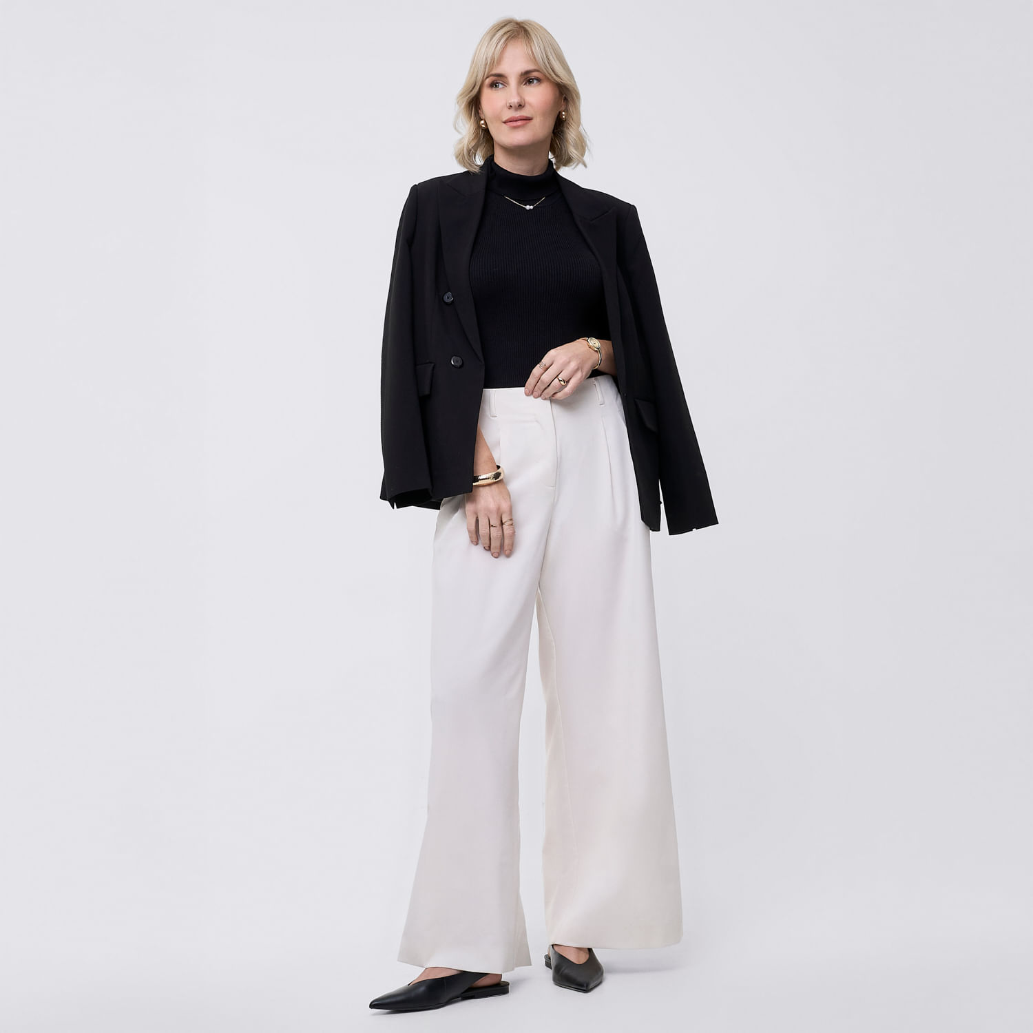 Pantalón Mujer Fem Zafin Blanco M