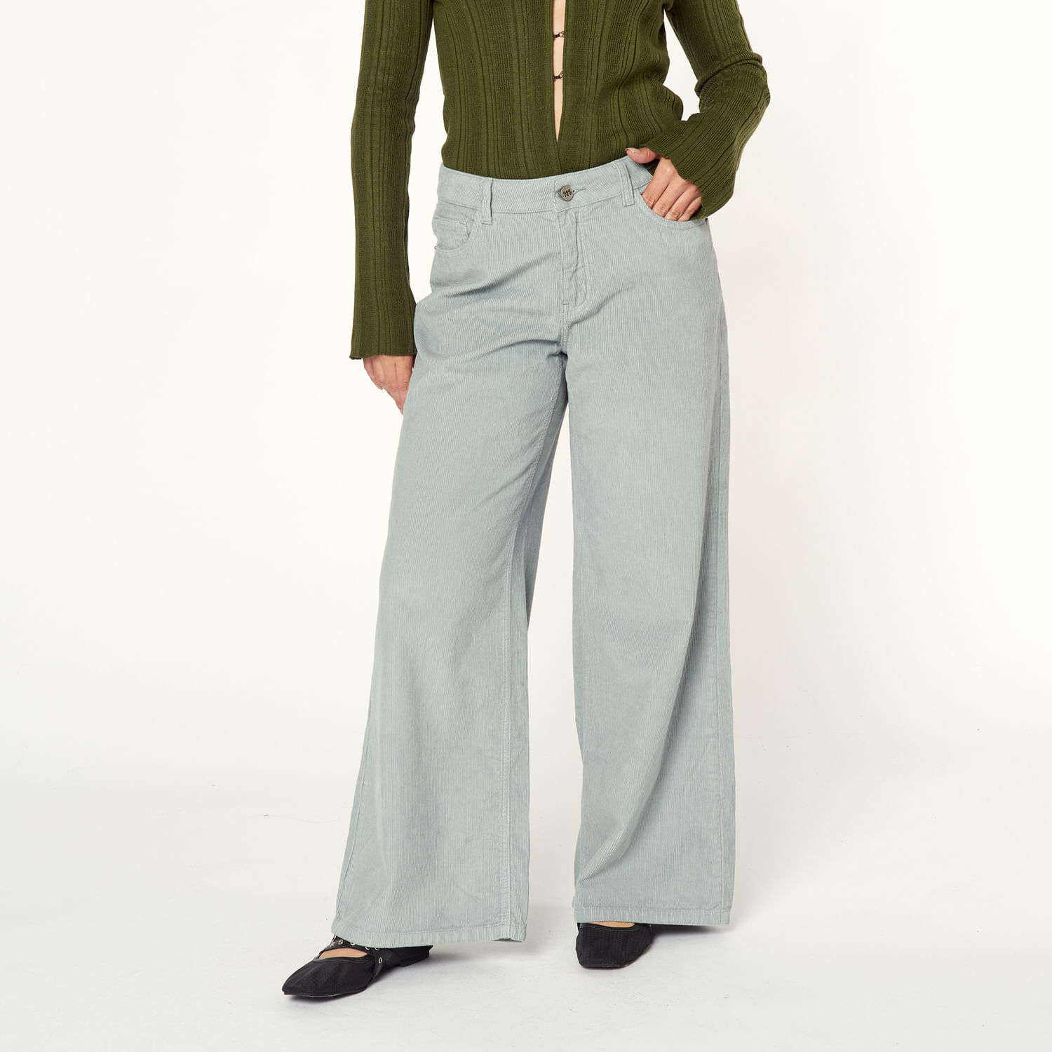 Pantalón Mujer Spore Milk Gris 26