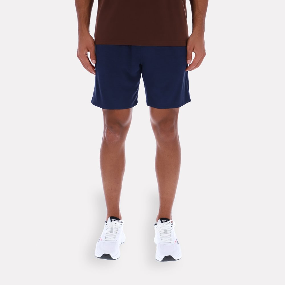 Short Deportivo Reebok Hombre Id Train Azul L