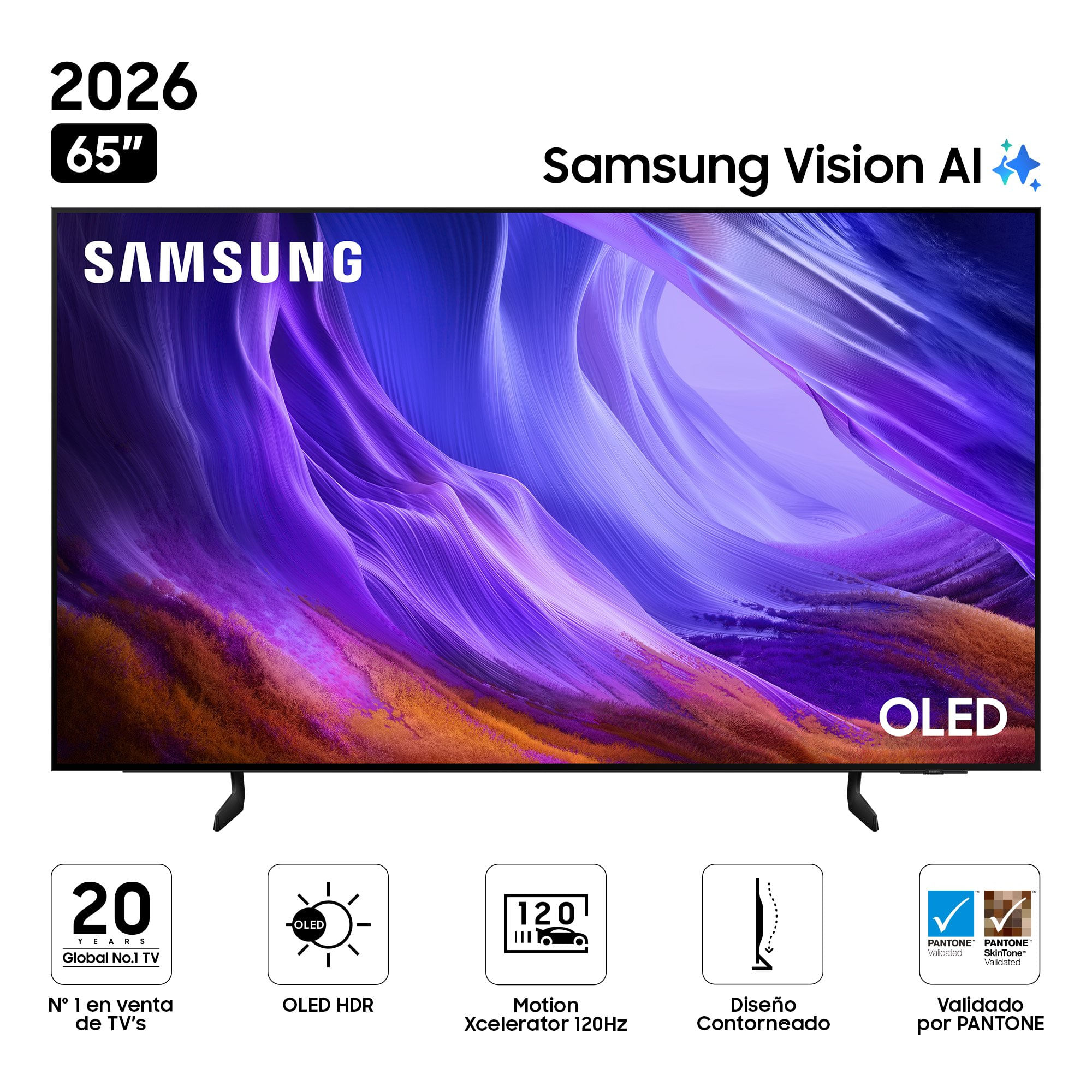 Televisor SAMSUNG OLED 65"" UHD 4K Smart TV S85H Vision AI