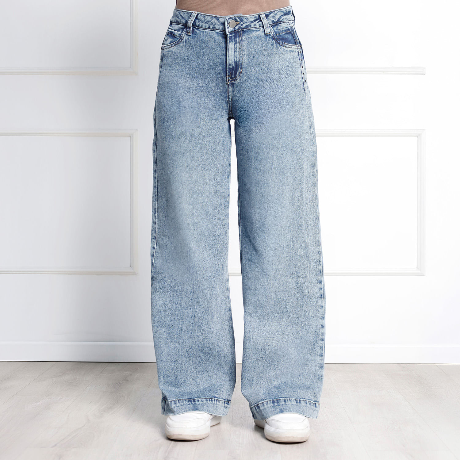 Jean Mujer Dera K15742 Kansas Wide Leg Azul 30