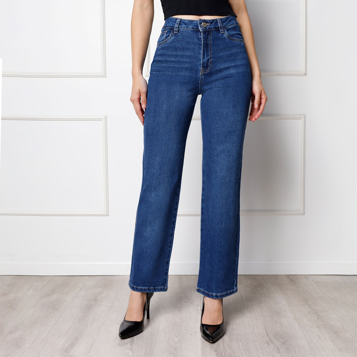 Jean Mujer Shenna K15760-1A Kansas Straight Azul 32