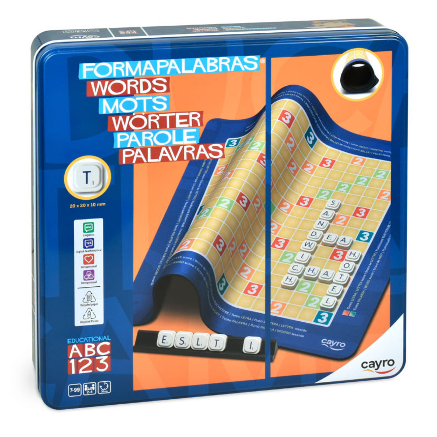 Juego De Mesa Forma Palabras En Lata Cayro